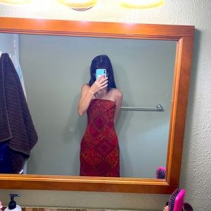 Super Hippie strapless dress!